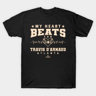 My He Beats For Travis D Arnaud Baseball Fans T-Shirt